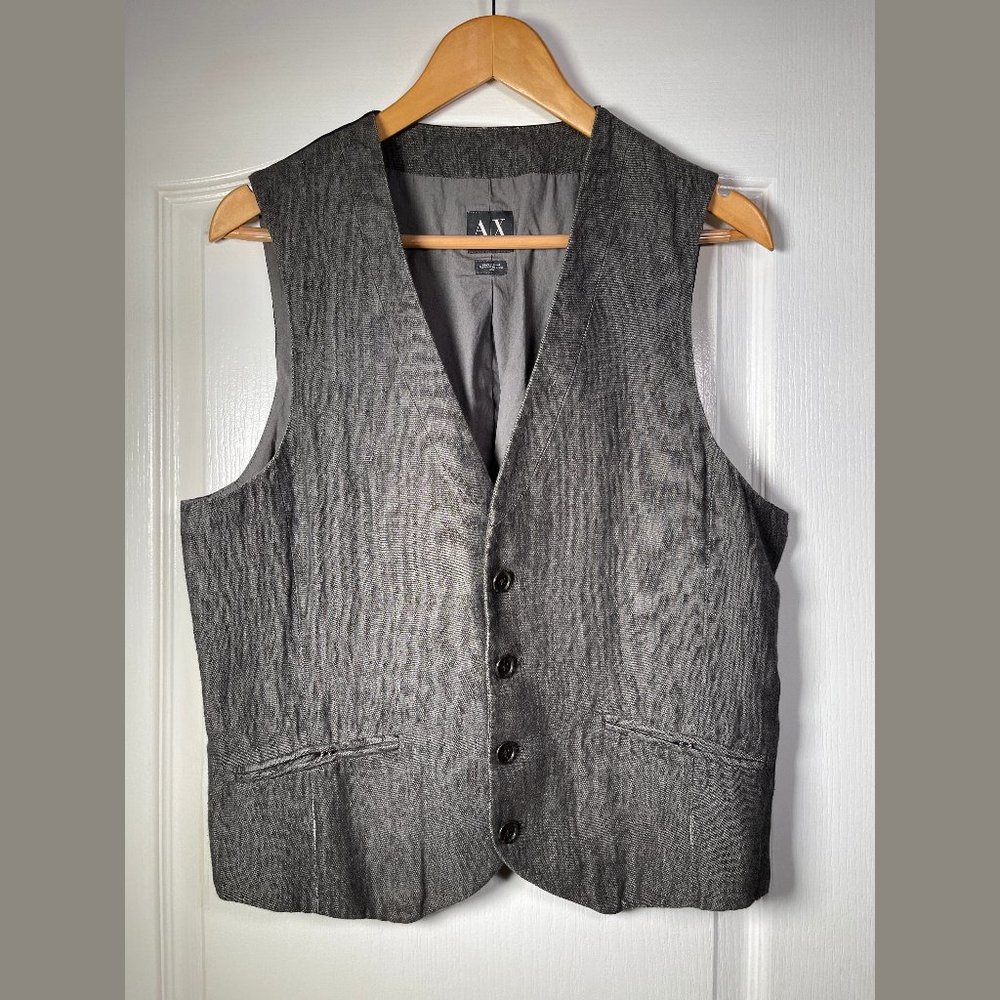 Armani Exchange Dark Gray Vest